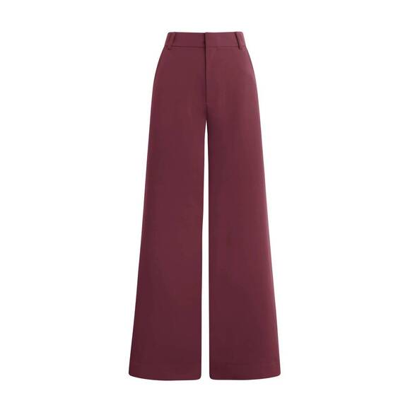 NEW FAVORITE DAUGHTER jones wide leg pant in burgundy